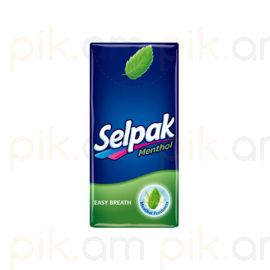Գրպանի անձեռոցիկ Selpak Menthol 10 հատ