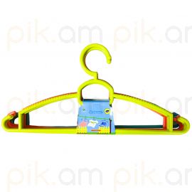 Հագուստի կախիչ 3 գույն 6 հատ XZ-524