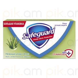 Օճառ Safeguard Нежный уход с Алоэ 125գ