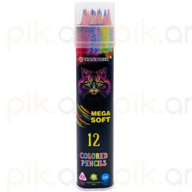 Գունավոր մատիտներ TianBowen TB-818-12 12 գույն մետաղական տուփով