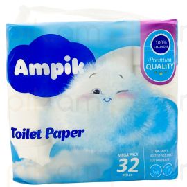  Զուգարանի թուղթ Ampik 3 շերտ 32 հատ 