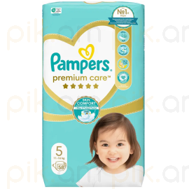 Մանկական Տակդիր Pampers Premium Care N5 (11-16 կգ) 58 հատ