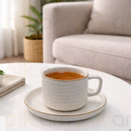 Բաժակ Կերամիկական 6 Հատ Տակդիրով Թեյ XZ-6410