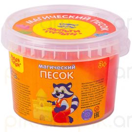 Կինետիկ ավազ տարայով Мульти-Пульти "Магический песок" Կարմիր