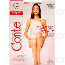 Զուգագուլպա Conte Solo 40 Den 5XL Natural
