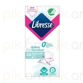 Ամենօրյա միջադիր Libresse Dailies Pure Sensitive 26 հատ
