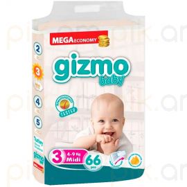 Մանկական տակդիր Gizmo N3 (4-95կգ), 66 հատ