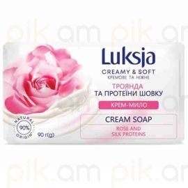 Օճառ Luksia Роза и протеины шелка 90գր