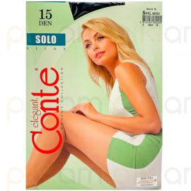 Զուգագուլպա Conte Solo 15 Den 5XL Nero