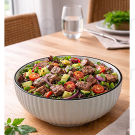 Ափսե կերամիկական Մուգ եզրերով XZ-6454