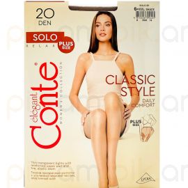 Զուգագուլպա Conte Solo 20 Den 6XLL Shade