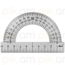 Անկյունաչափ ArtSpace մետաղական 10սմ 180°