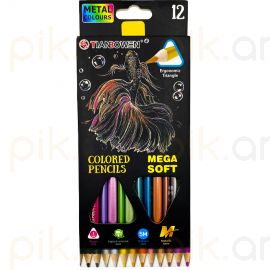 Գունավոր մատիտներ TianBowen TB-8890-21 12 գույն