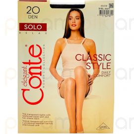 Զուգագուլպա Conte Solo 20 Den 5XL Grafit