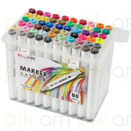 Նկարչական մարկերների հավաքածու Zuixua 60 գույն