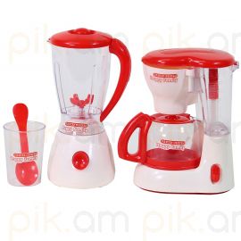 Խաղալիք էլեկտրական բլենդեր + սրճեփ Happy Family LS8286K