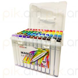 Նկարչական մարկերների հավաքածու Zuixua 108 գույն