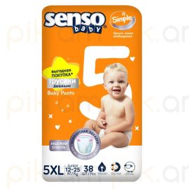 Մանկական տակդիր-վարտիք Senso Baby Junior 5XL (12-17 կգ), 38 հատ