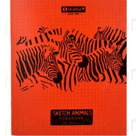 Տետր Skarlet պլաստմասե կազմով 48 թերթ