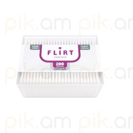 Բամբակյա փայտիկներ  FLIRT 200 հատ