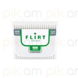 Բամբակյա փայտիկներ FLIRT զիպ-փականով 100 հատ