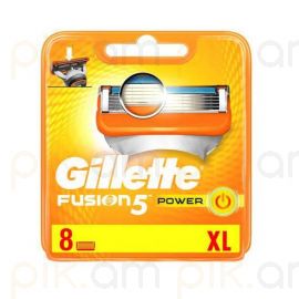 Սափրիչի փոխարինվող սայրեր Gillette Fusion Power 8 հատ