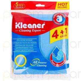 Անձեռոցիկներ վիսկոզային Kleaner GSG010 18*20սմ 5 հատ