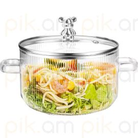 Կաթսա ապակյա 1,8լ հրակայուն XZ-3560