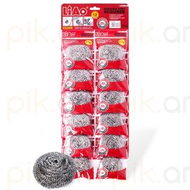 Սպունգ սպասք լվանալու համար մետաղական Liao 1 հատ H130024