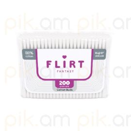 Բամբակյա փայտիկներ FLIRT զիպ-փականով 200 հատ