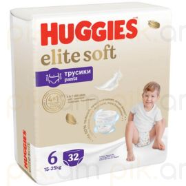Մանկական տակդիր-վարտիք Huggies Elite Soft N6 (15-25կգ), 32 հատ