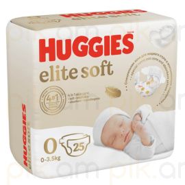 Մանկական տակդիր Huggies Elite Soft N0 (0-3.5կգ) 25հատ