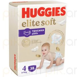 Մանկական տակդիր-վարտիք Huggies Elite Soft N4 (9-14կգ), 38 հատ