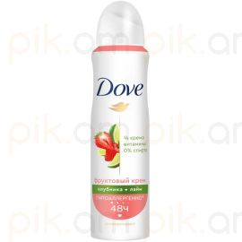 
 Հոտազերծիչ-սփրեյ Dove Фруктовый крем Клубника-лайм150մլ
