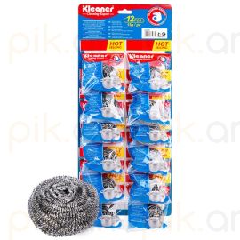 Սպունգ սպասք լվանալու համար մետաղական Kleaner GSH010 10սմ 12հատ