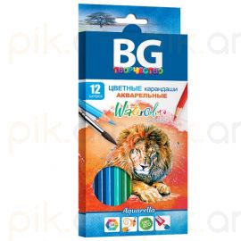 Գունավոր մատիտներ BG "Aquarella" 12 գույն