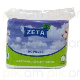 Բամբակյա փայտիկներ Zeta 200 հատ