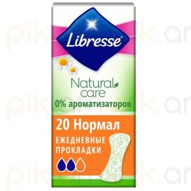 Ամենօրյա միջադիր Libresse Natural Care Pantyliners Normal 20 հատ