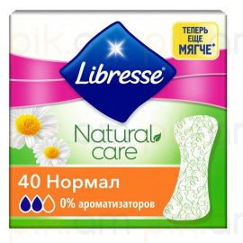 Ամենօրյա միջադիր Libresse Natural Care Pantyliners Normal 40 հատ