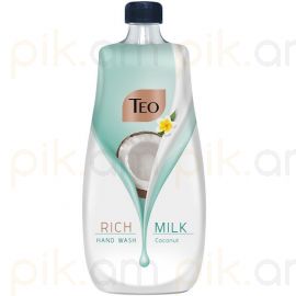 Հեղուկ օճառ Teo Rich Milk Coconut 800մլ
