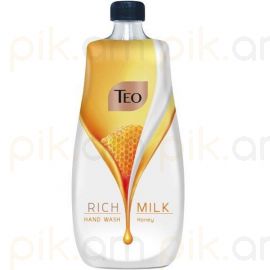 Հեղուկ օճառ Teo Rich Milk Honey 800մլ