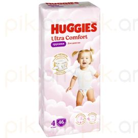 Մանկական տակդիր-վարտիք Huggies Ultra Comfort Girl N4 (9-14կգ) 46 հատ