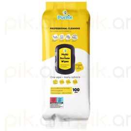 
Խոնավ Անձեռոցիկ Purfix Մաքրության Համար 100 համար
