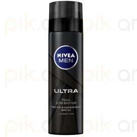 Սափրվելու փրփուր Nivea 
 Men Ultra 200 մլ.