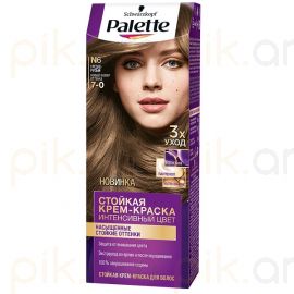 Մազի ներկ «Schwarzkopf Palette» №N6 Средне-русый