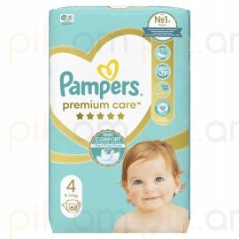Մանկական Տակդիր Pampers Premium Care N4 (9-14 կգ) 68 հատ