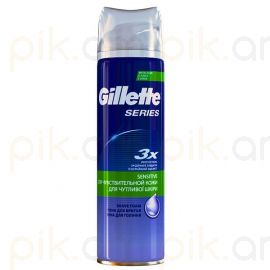 Սափրվելու գել Gillette Series Sensitive Skin
 250մլ.