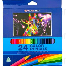 Գունավոր մատիտներ Tianbowen TB-8019-24 24 գույն