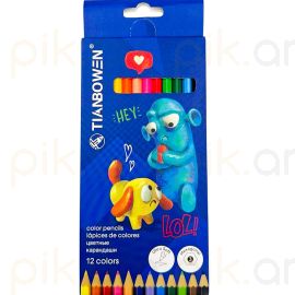 Գունավոր մատիտներ Tianbowen TB-6031-12 12 գույն