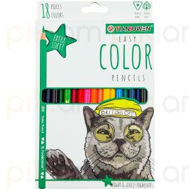 Գունավոր մատիտներ Tianbowen TB-8018-18 18 գույն